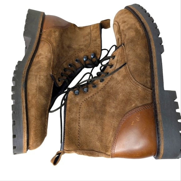 Bruno Magli Brett Lug Sole in Cognac Brown... Size 12 main image 10